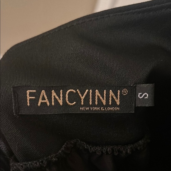 Fancyinn Black Halter Sundress Cocktail, size S, adjustable straps - Picture 5 of 5